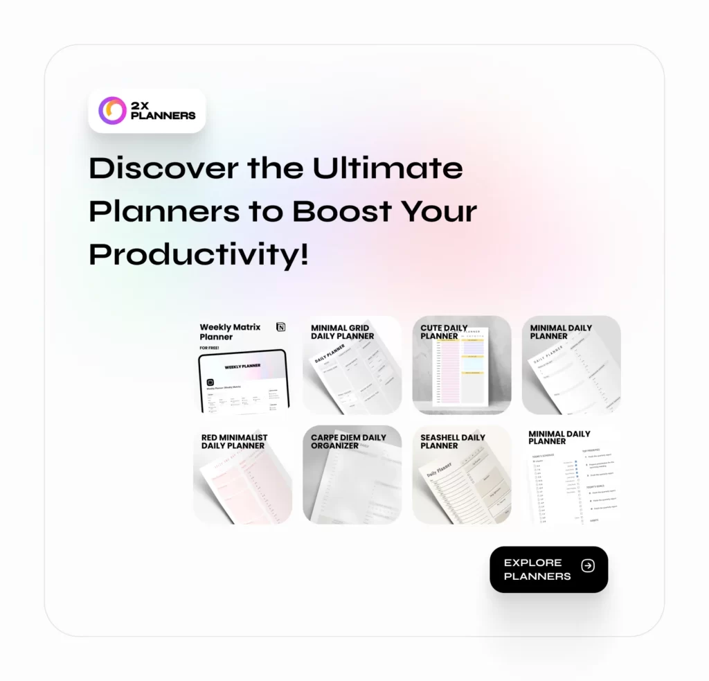 Discover the Ultimate Planners to Boost Your Productivity!