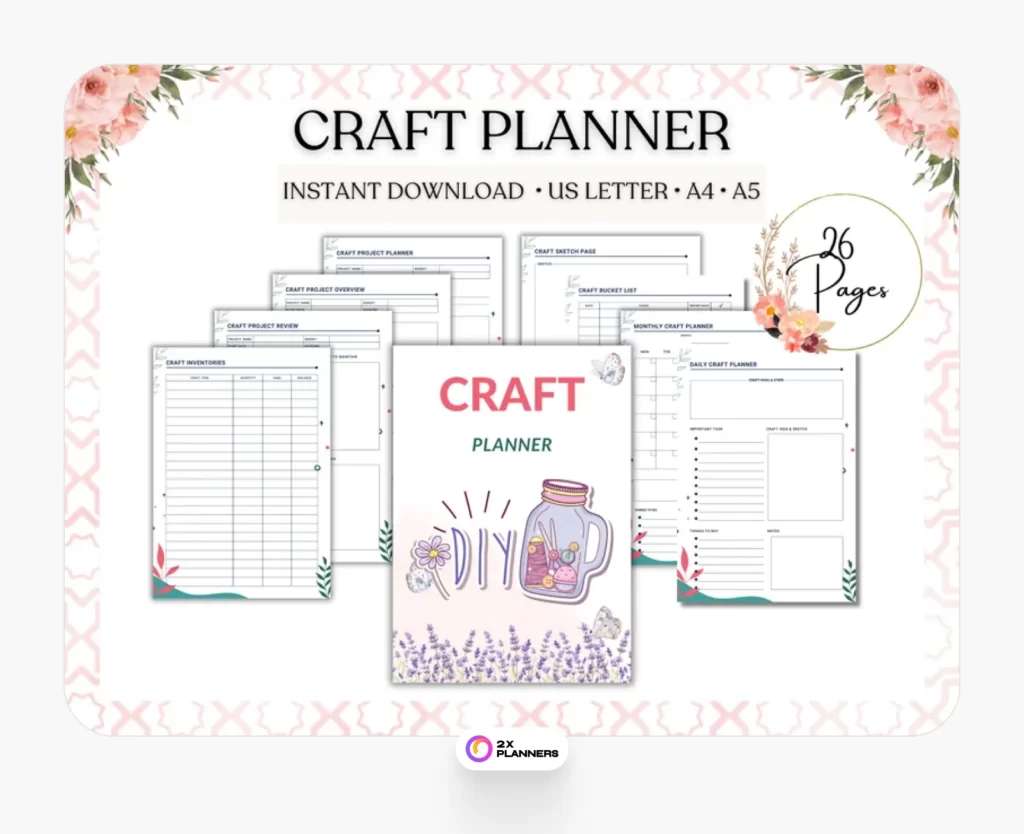 Printable Craft Planner