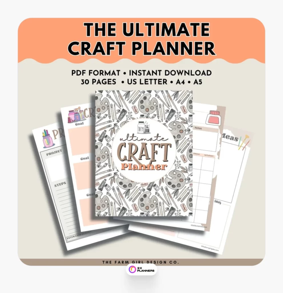 Craft Project Binder Planner