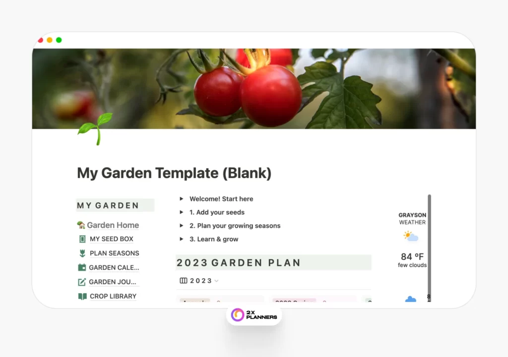 Vegetable Garden Planner