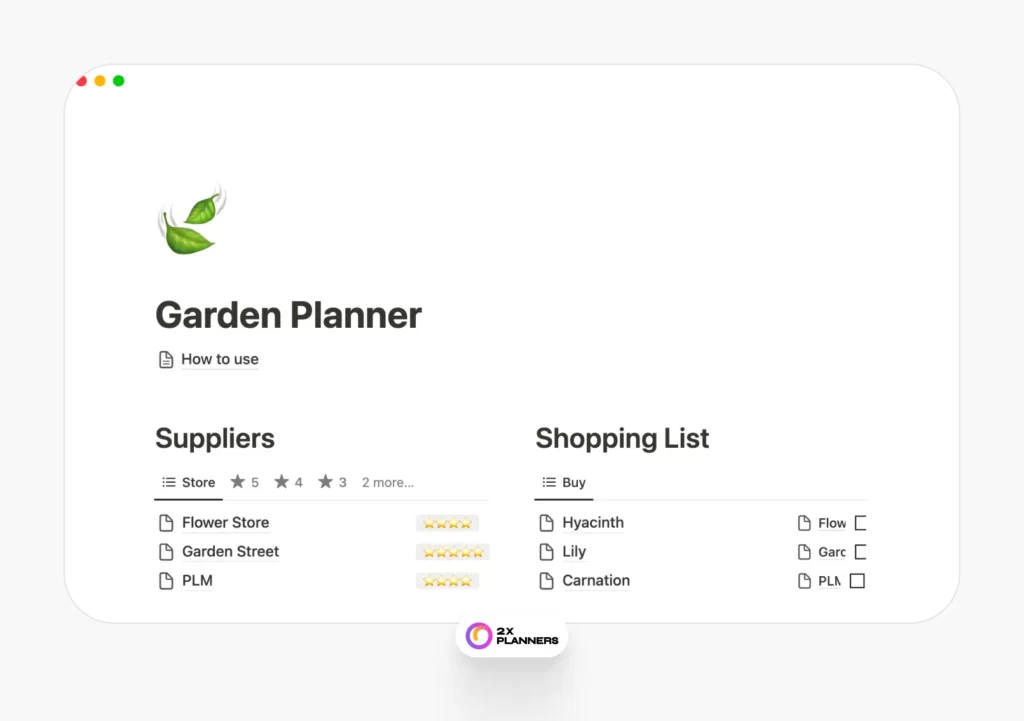 Garden Planner