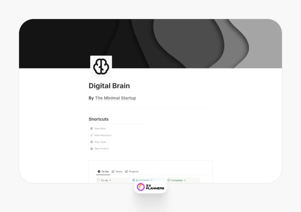 Digital Brain - The Minimalist Second Brain