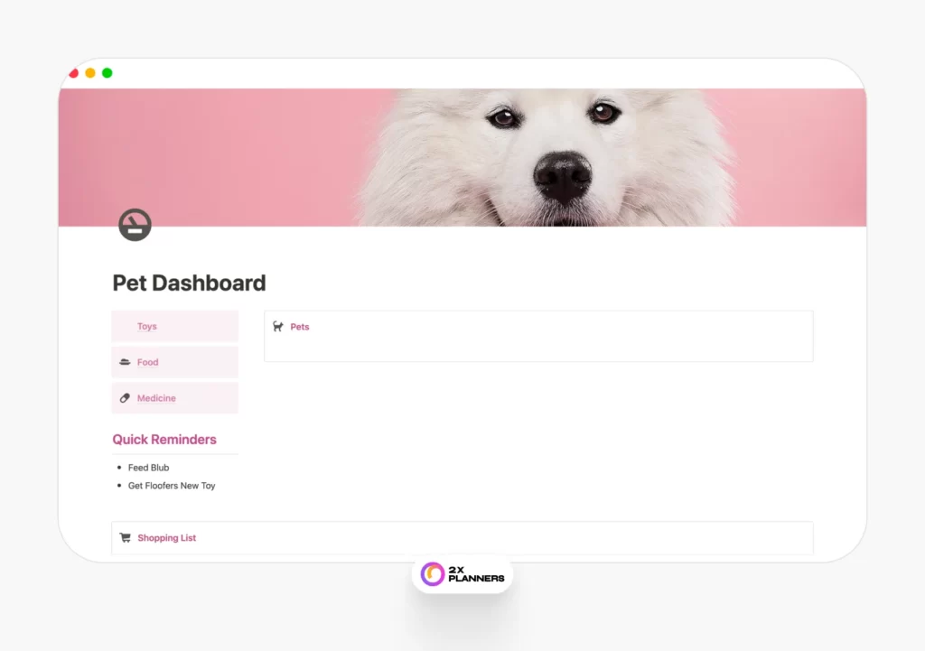 Pet Dashboard