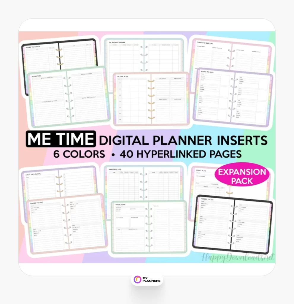 Goodnotes Me Time Digital Planner