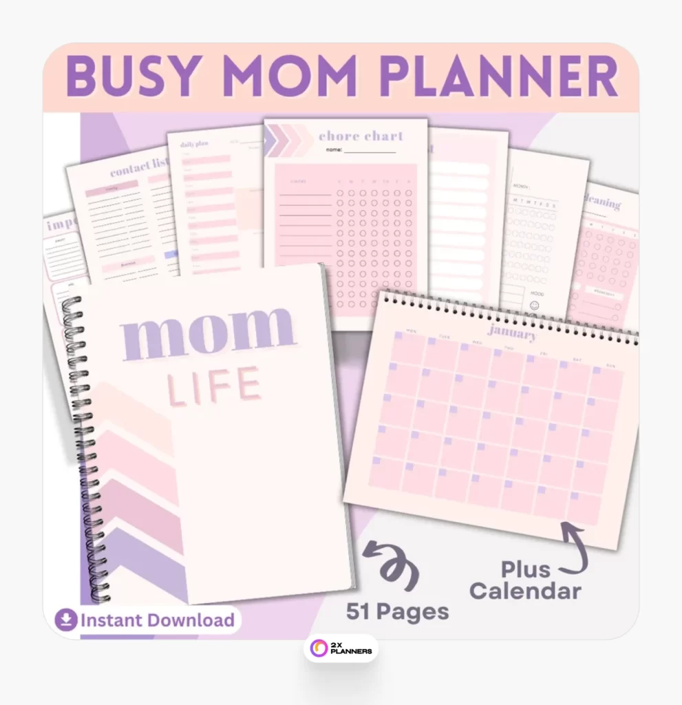 Busy Mom Planner