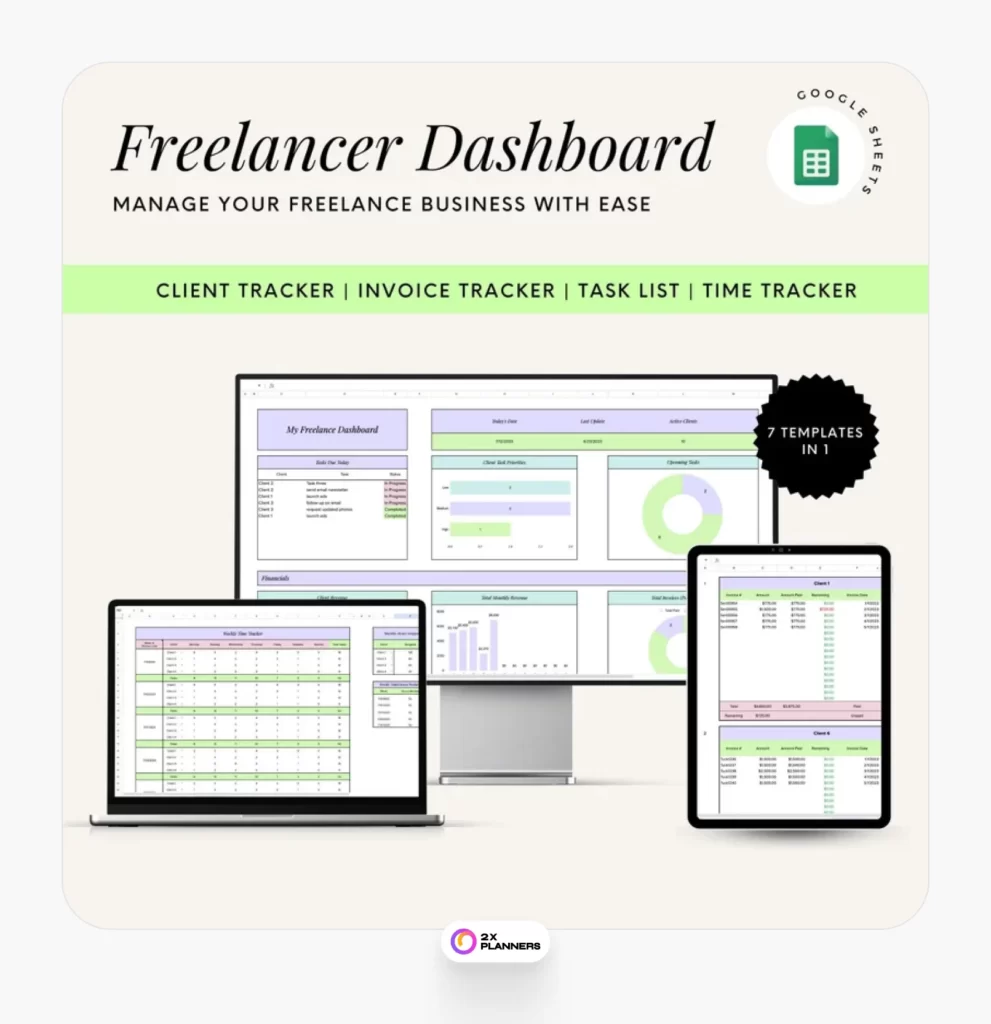 Freelance Dashboard and Planner