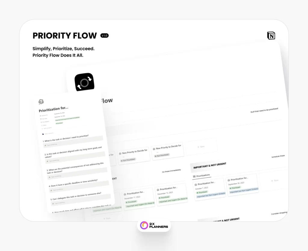 Masterful Prioritization for Notion