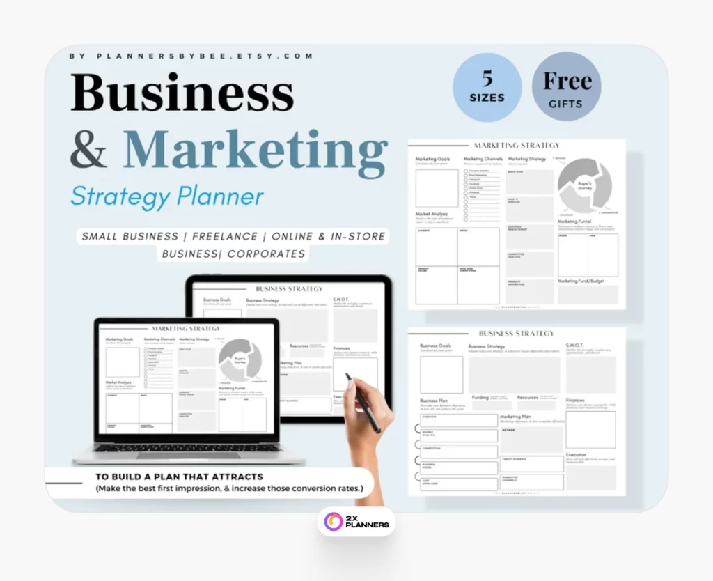 Printable Marketing Strategy and Planner