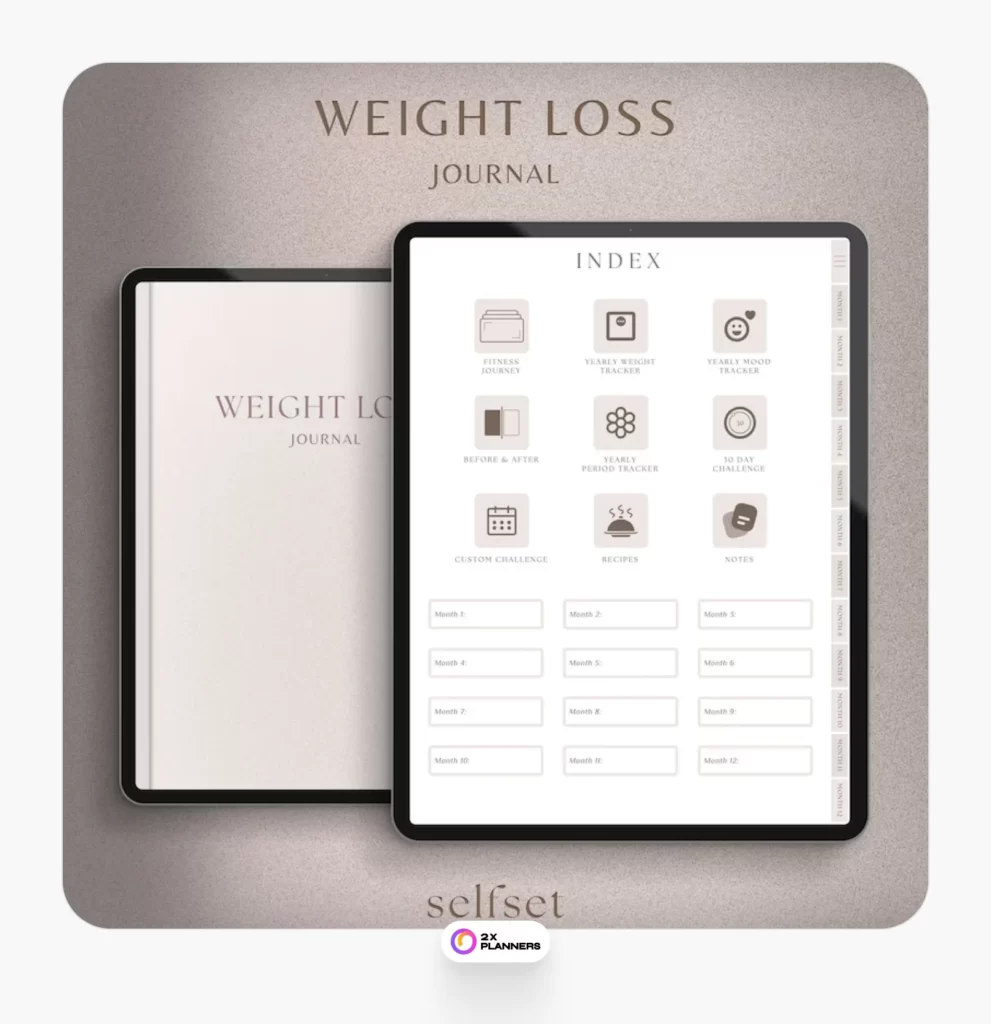 GoodNotes Weight Loss Journal