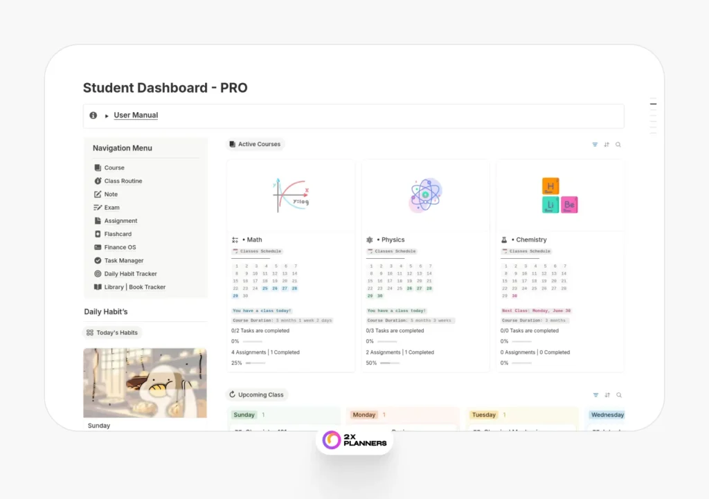 Student Dashboard: Ultimate Student Planner