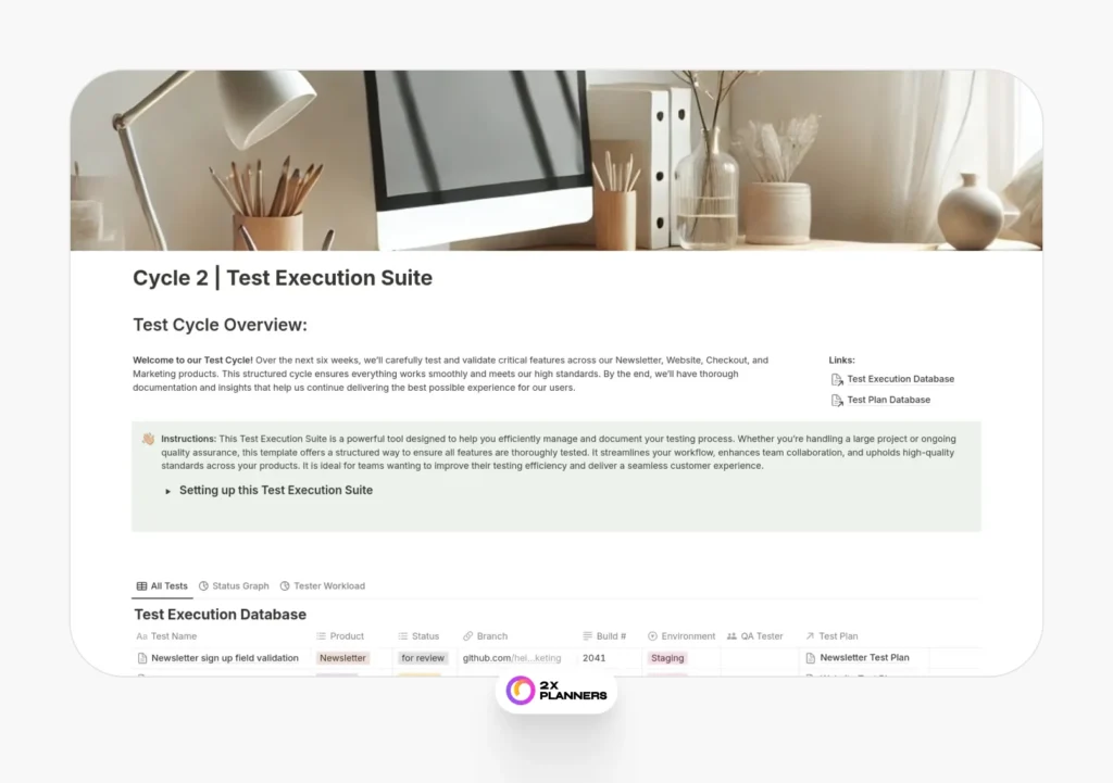 QA Test Execution Suite