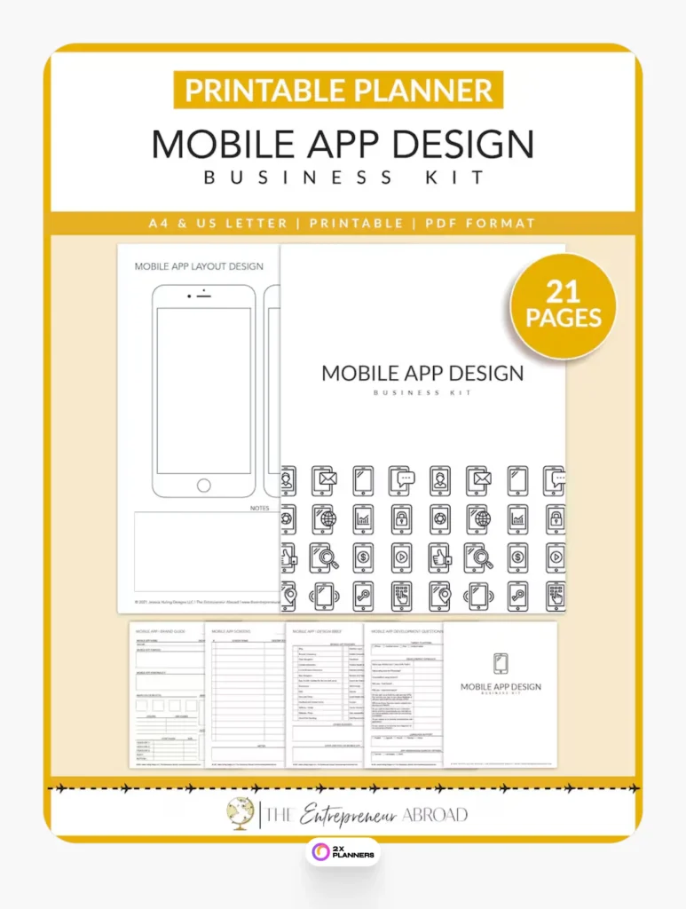 Mobile App Design Business Kit