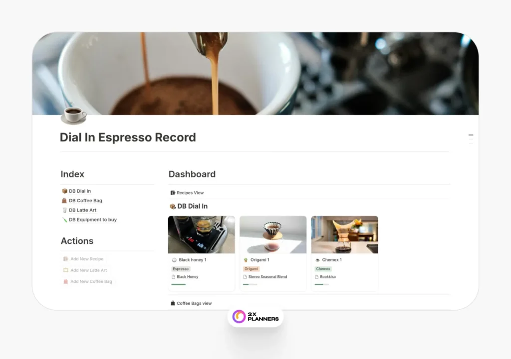 Dial In Espresso Record