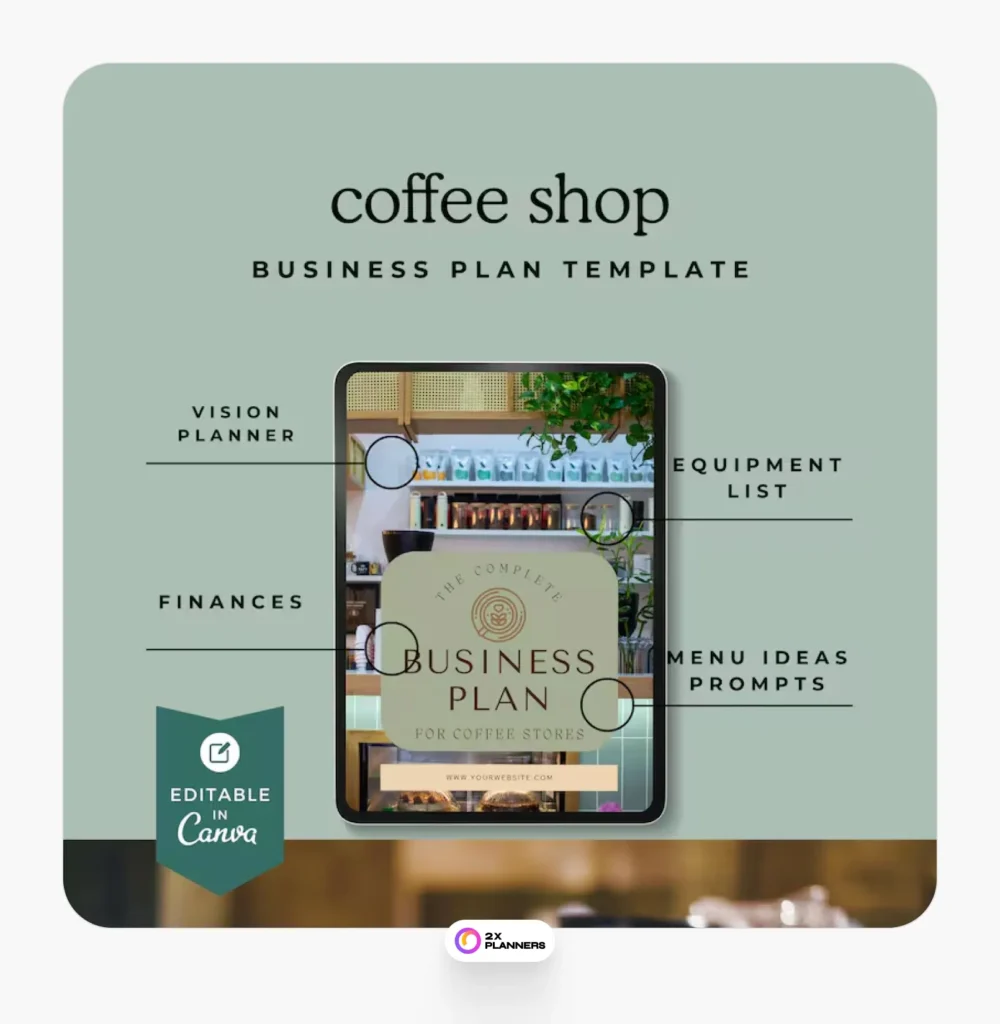 Coffee Shop Business Plan Template: Cafe Start-up Guide 