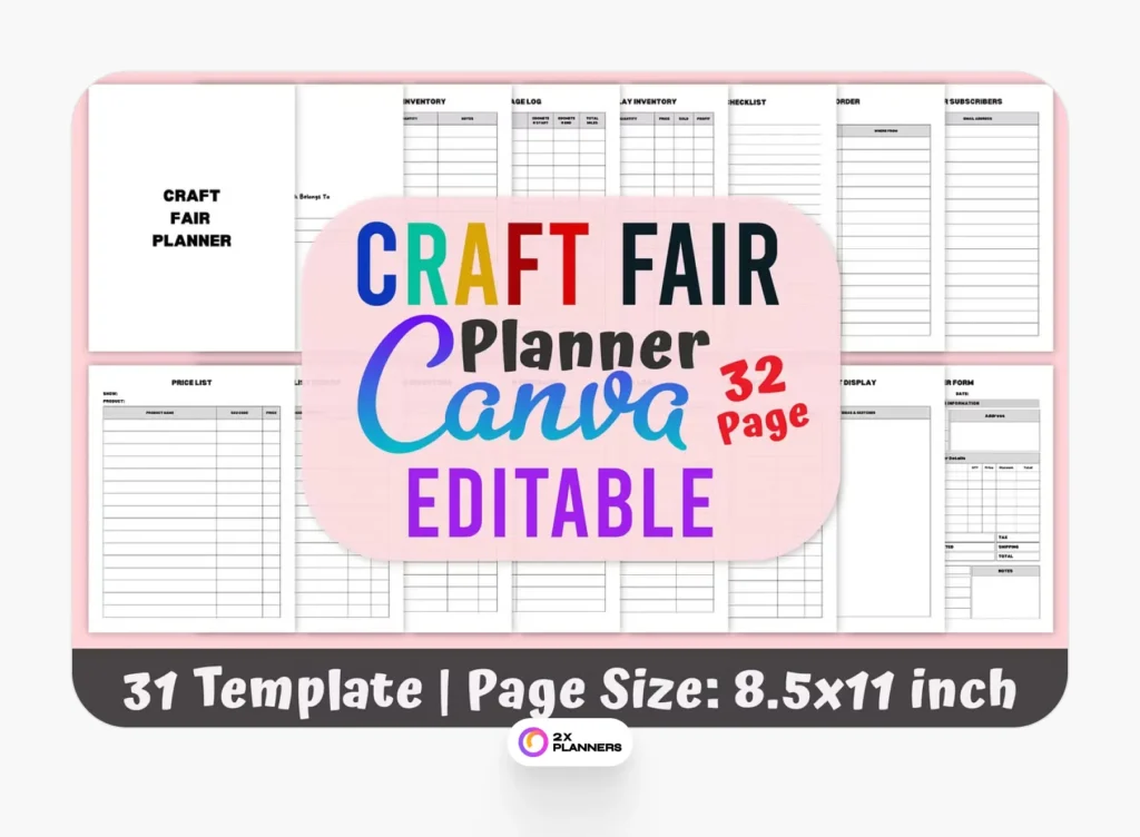 planner for KDP Canva