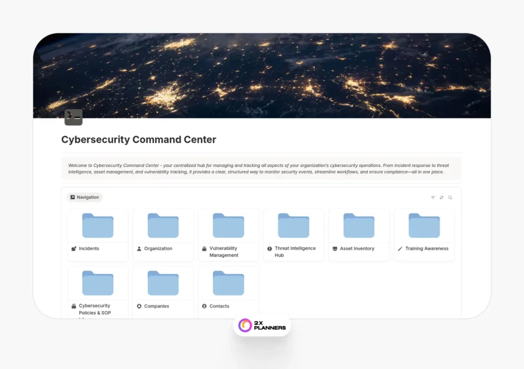 Cybersecurity Command Center