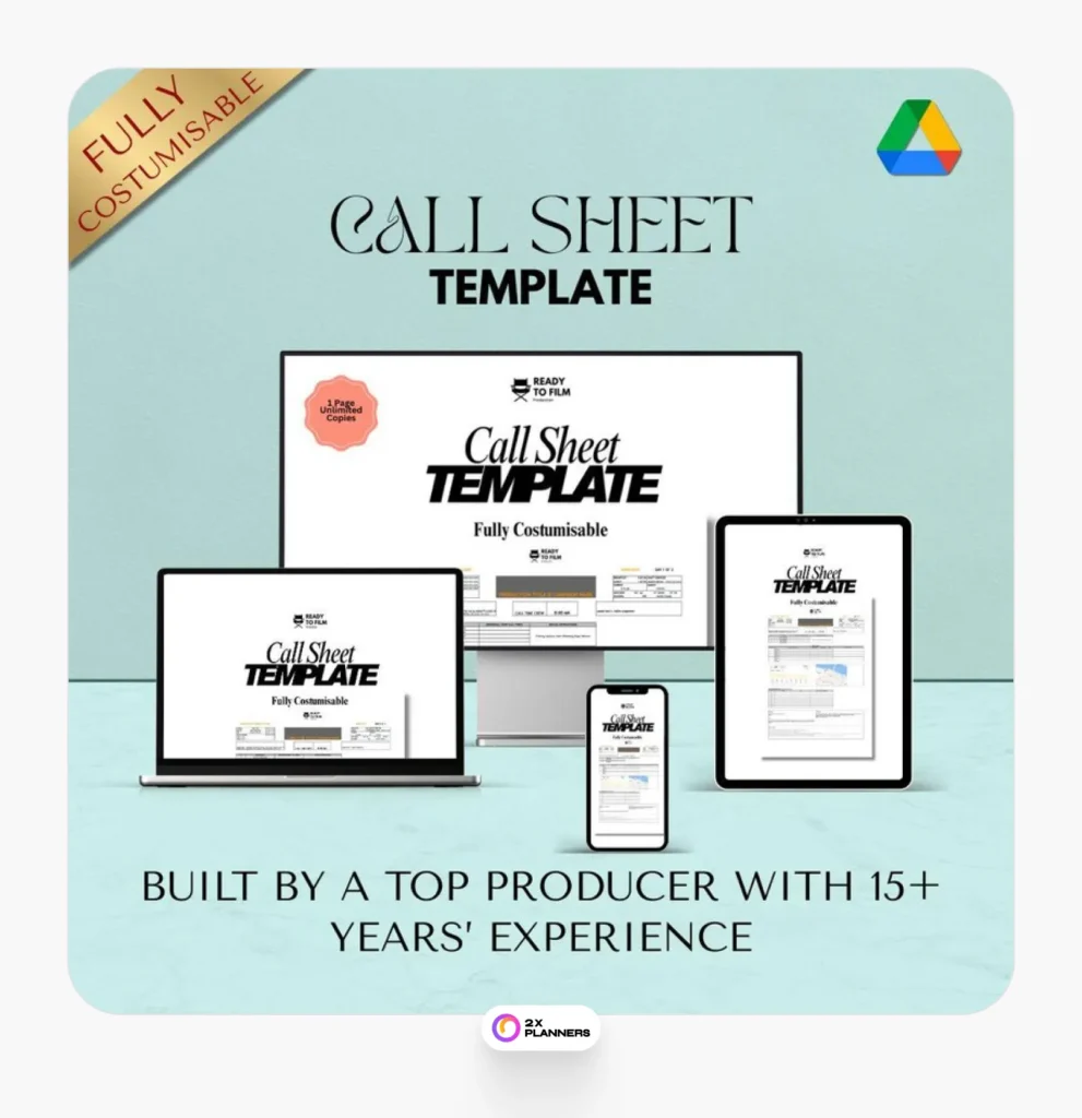 Production Day Planner