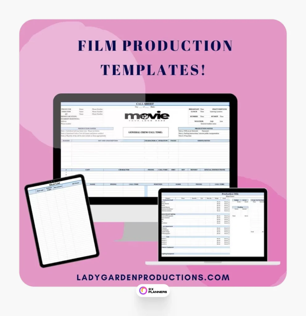 Production templates
