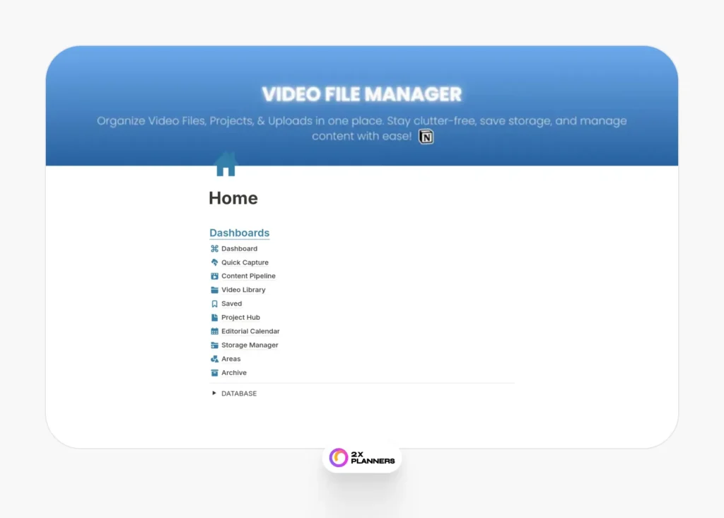 Video Files Manager