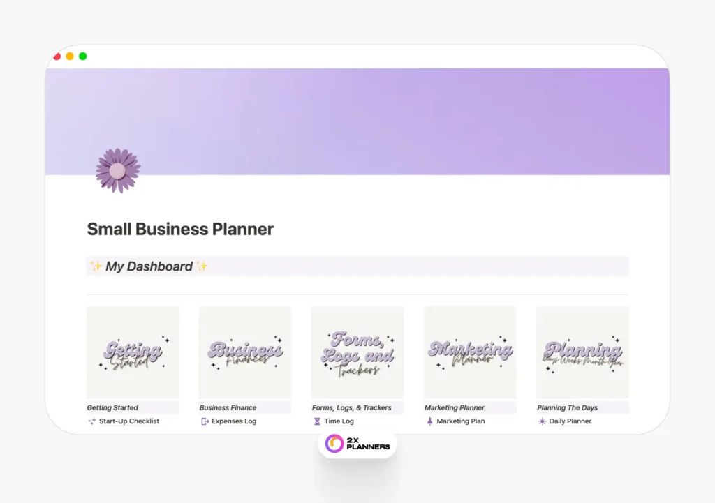Small Business Planner