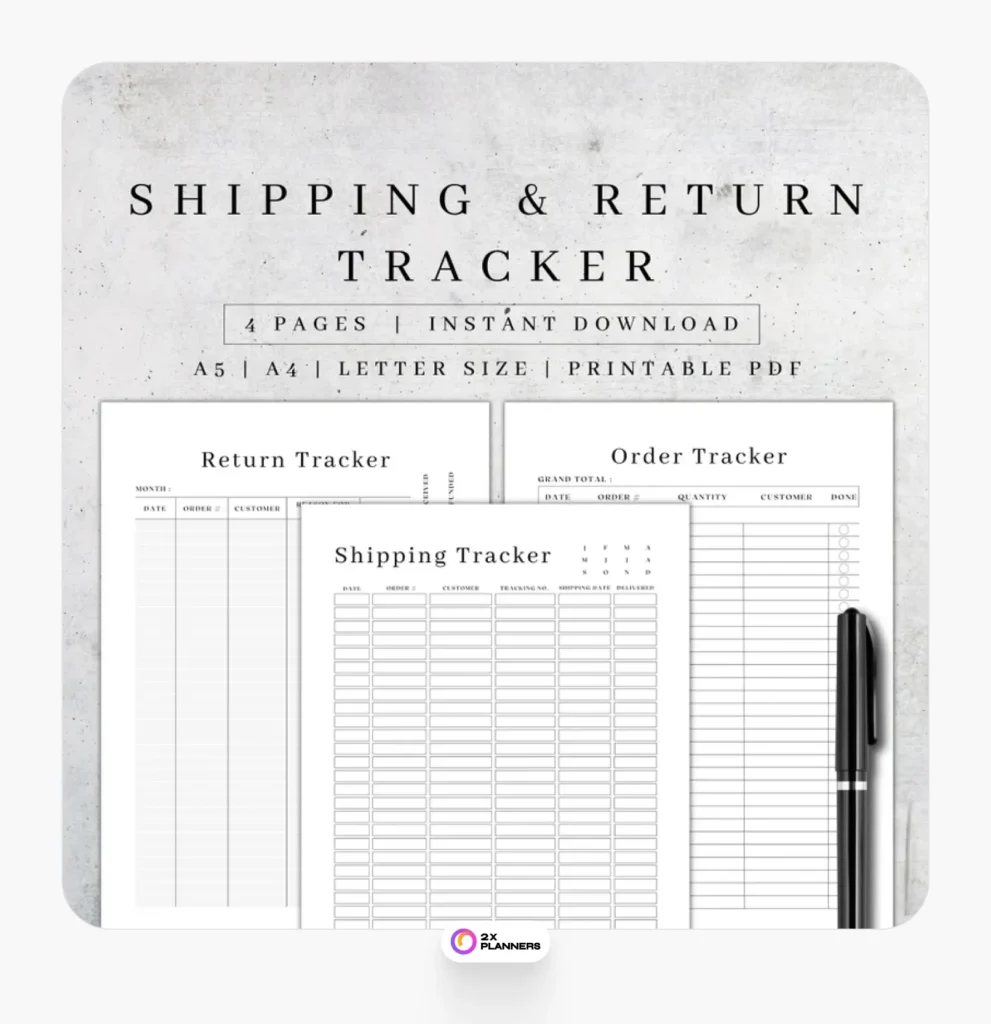 Shipping & Return Tracker 