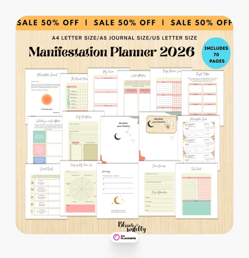 MANIFESTATION JOURNAL Printable