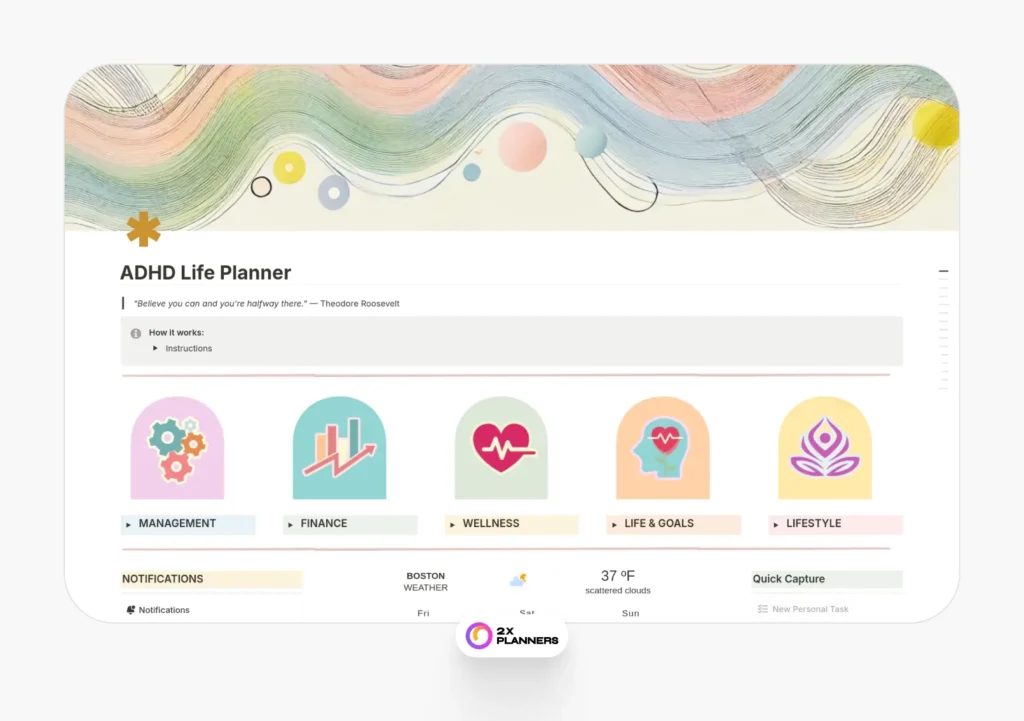 ADHD Life Planner