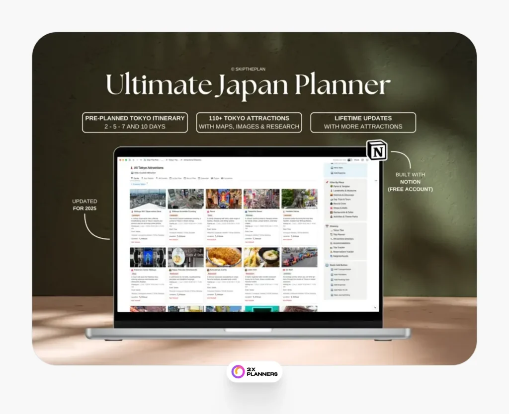 Tokyo Itinerary & Japan Travel Planner