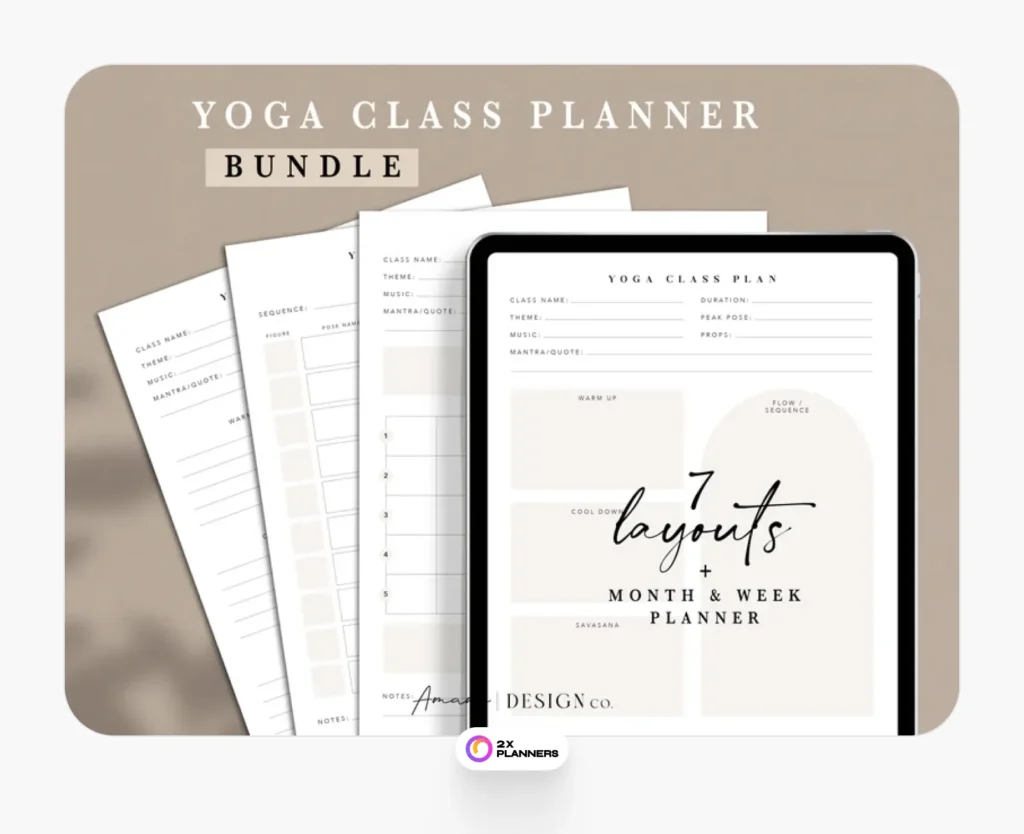 7 Layouts + Monthly & Weekly Planner
