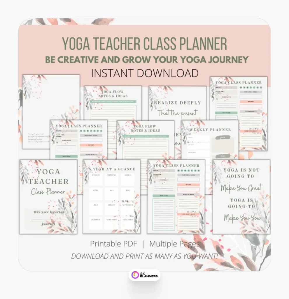 Plan your yoga flow and sequence
