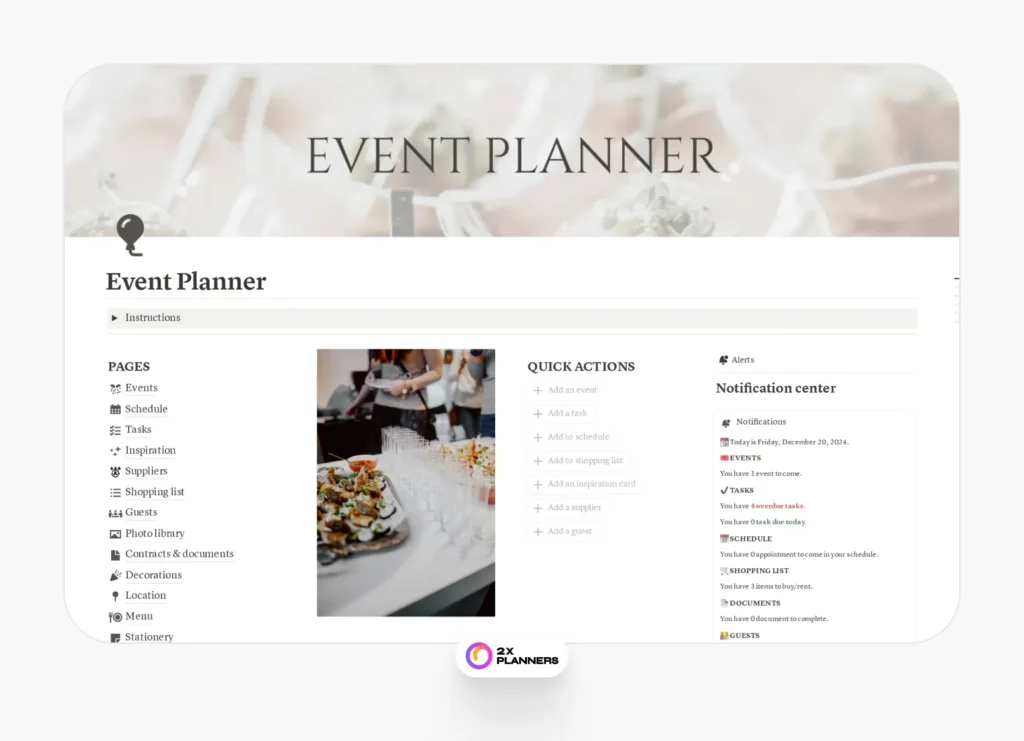 Event planner
