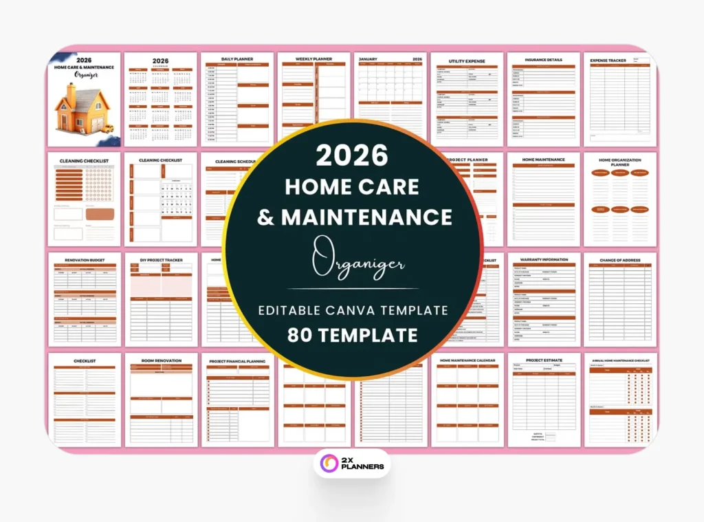 Home Care&Maintenance Organizer