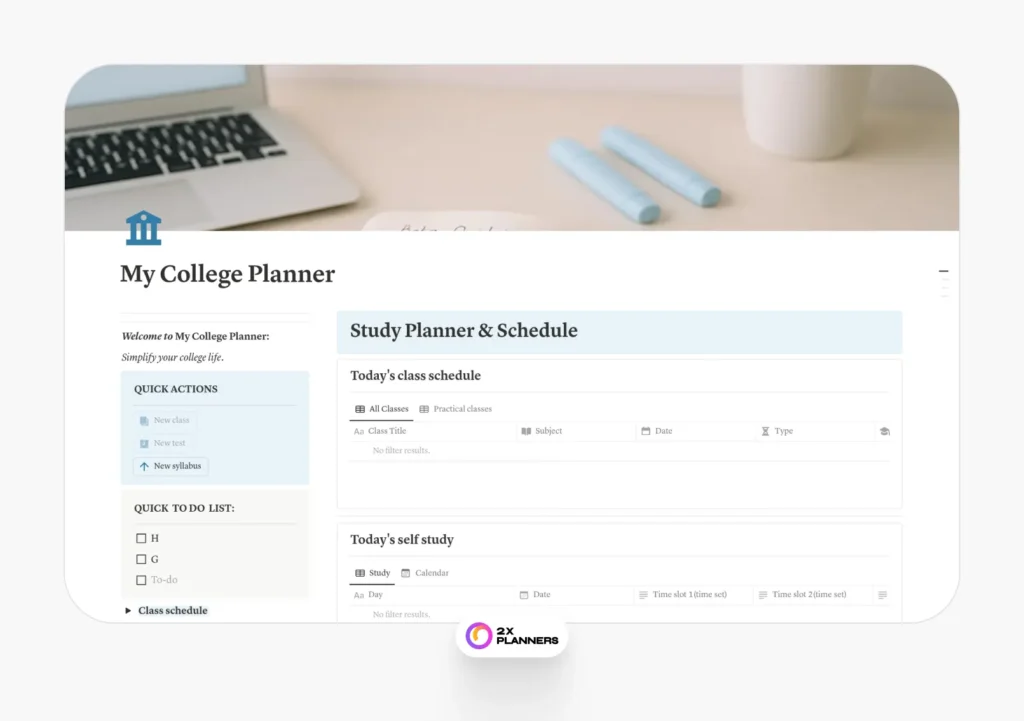My college planner