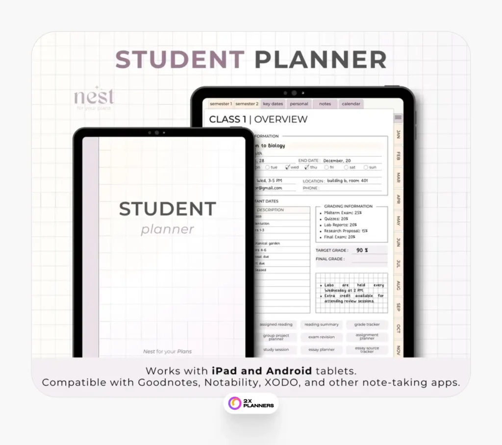 Digital Student Planner