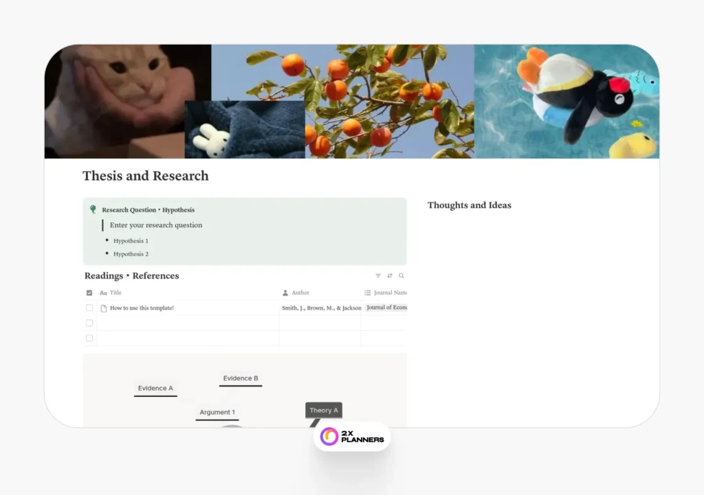 Research・Thesis Planner