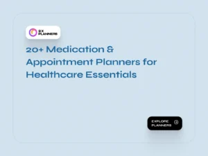 20+ Medication & Appointment Planners for Healthcare Essentials