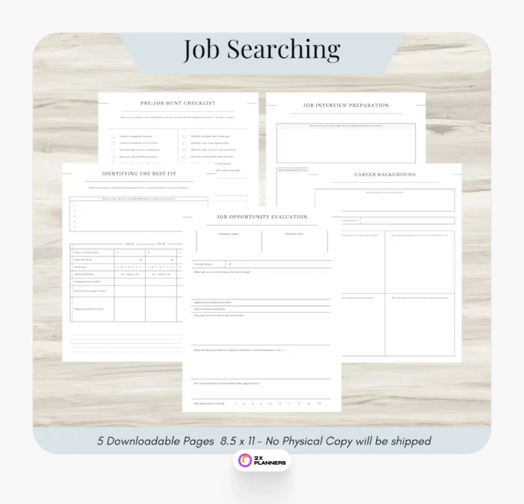 Job Searching Planner