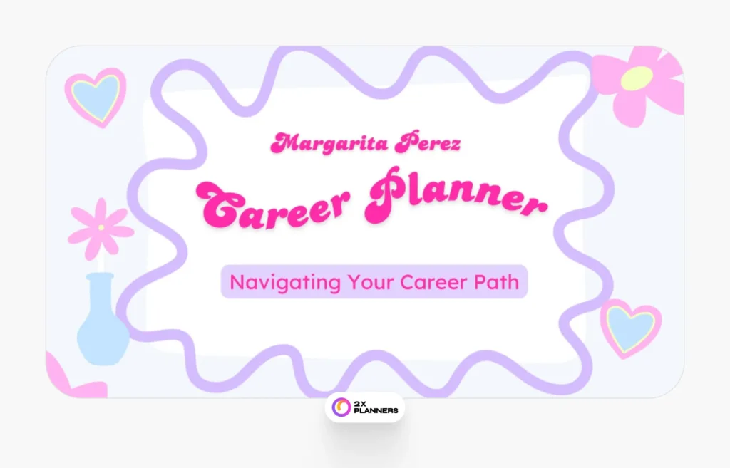 Purple and Pink Cute Career Planner Presentation