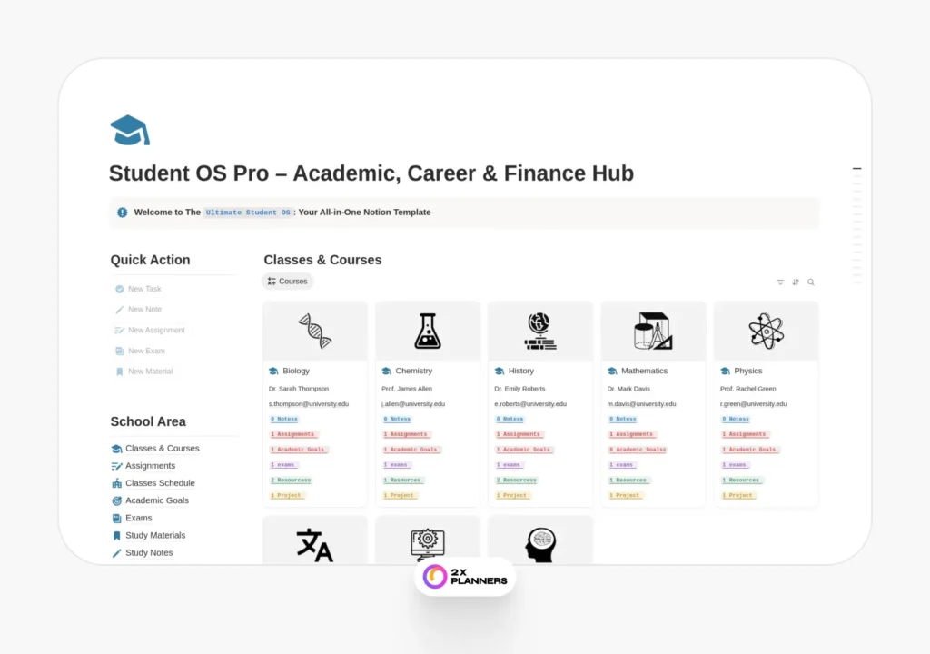 Student OS Pro – Academic, Career & Finance Hub