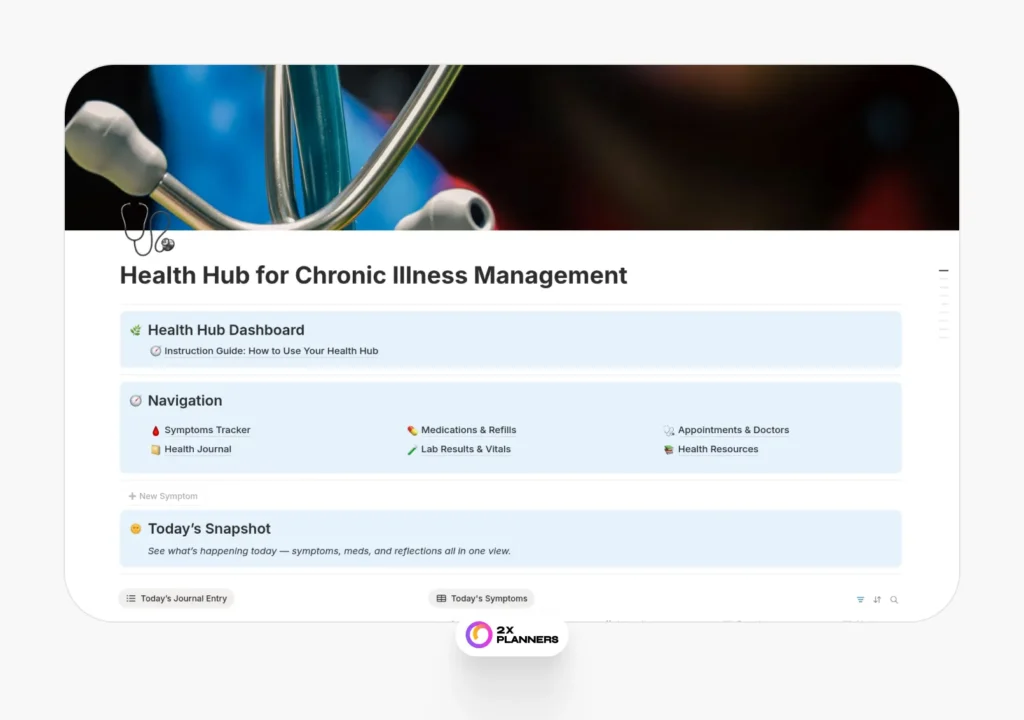Health Hub for Chronic Illness Management