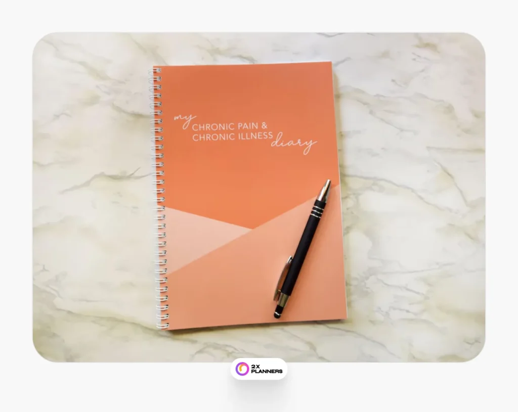 Chronic Pain Diary,Planner