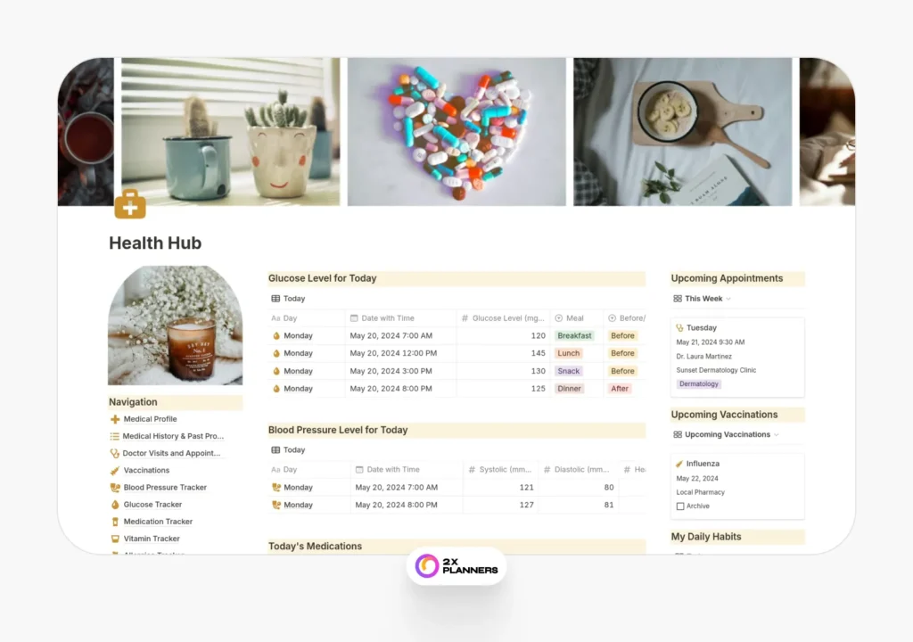 Health Hub: Medical Tracker and Planner