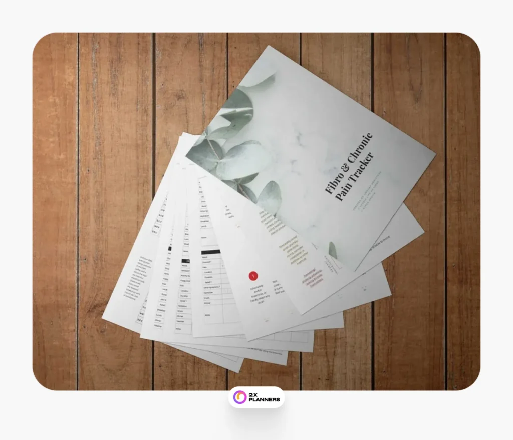Chronic Pain Tracker Journal 