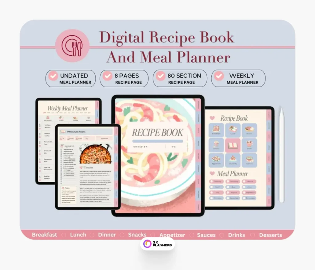 Meal Planner Journal