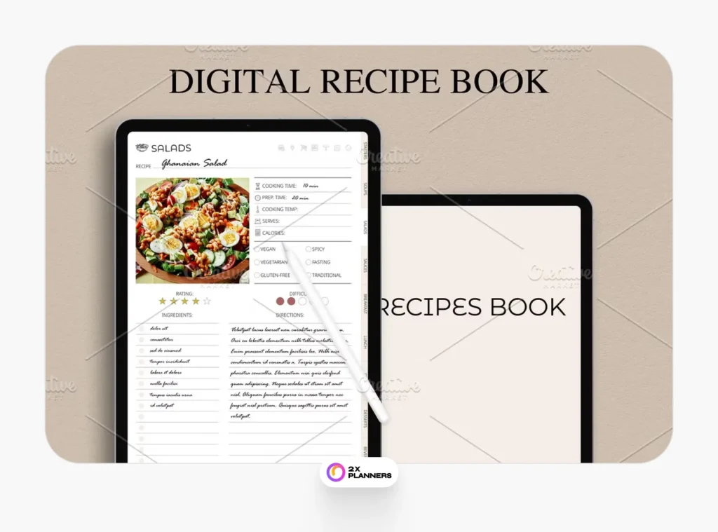 Digital Recipe Book
