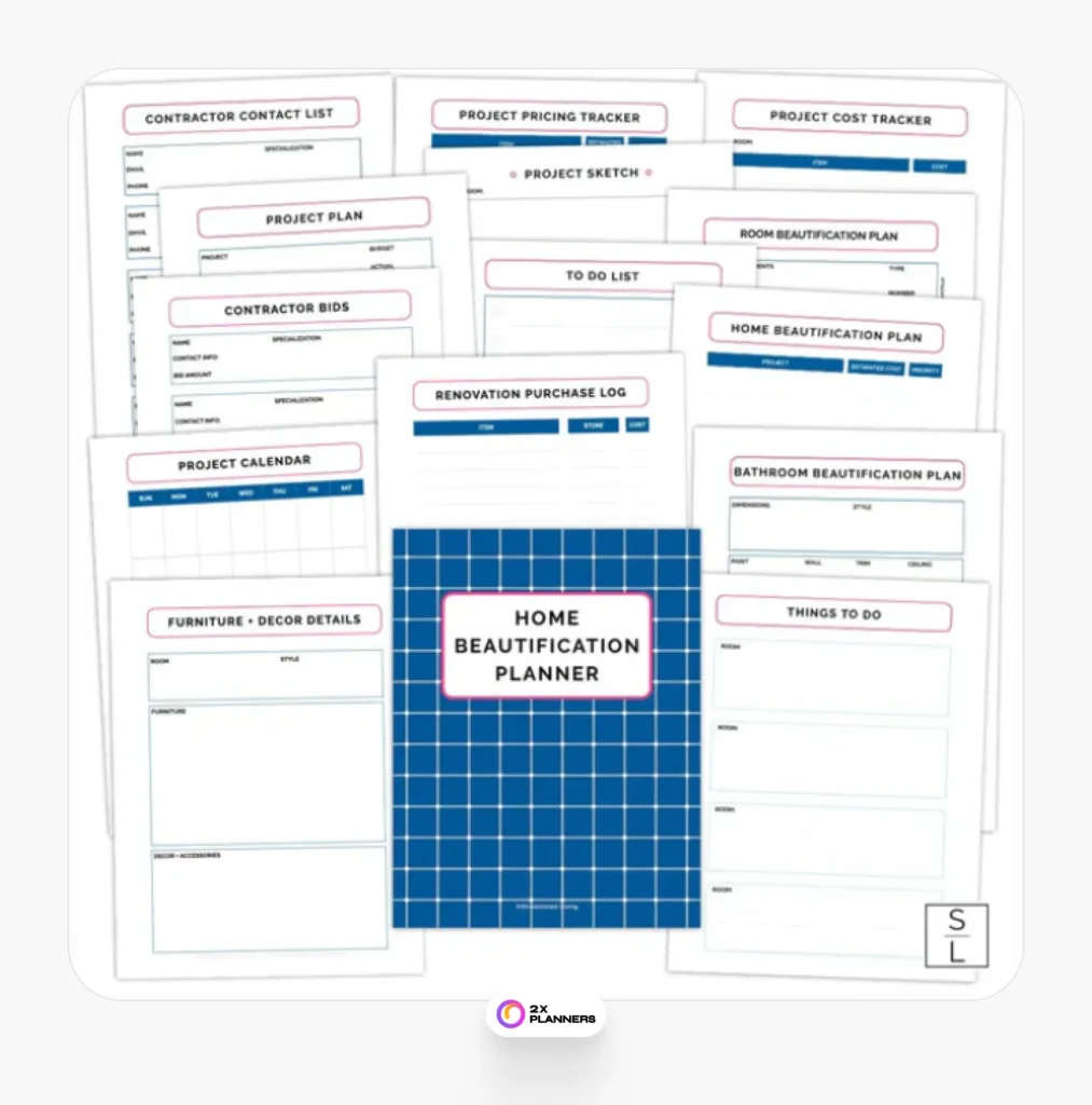 Home Renovation and House Improvement Planner