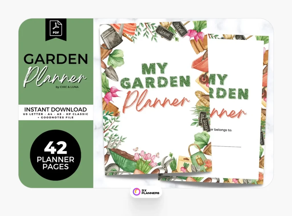 Gardening Planner - Printable