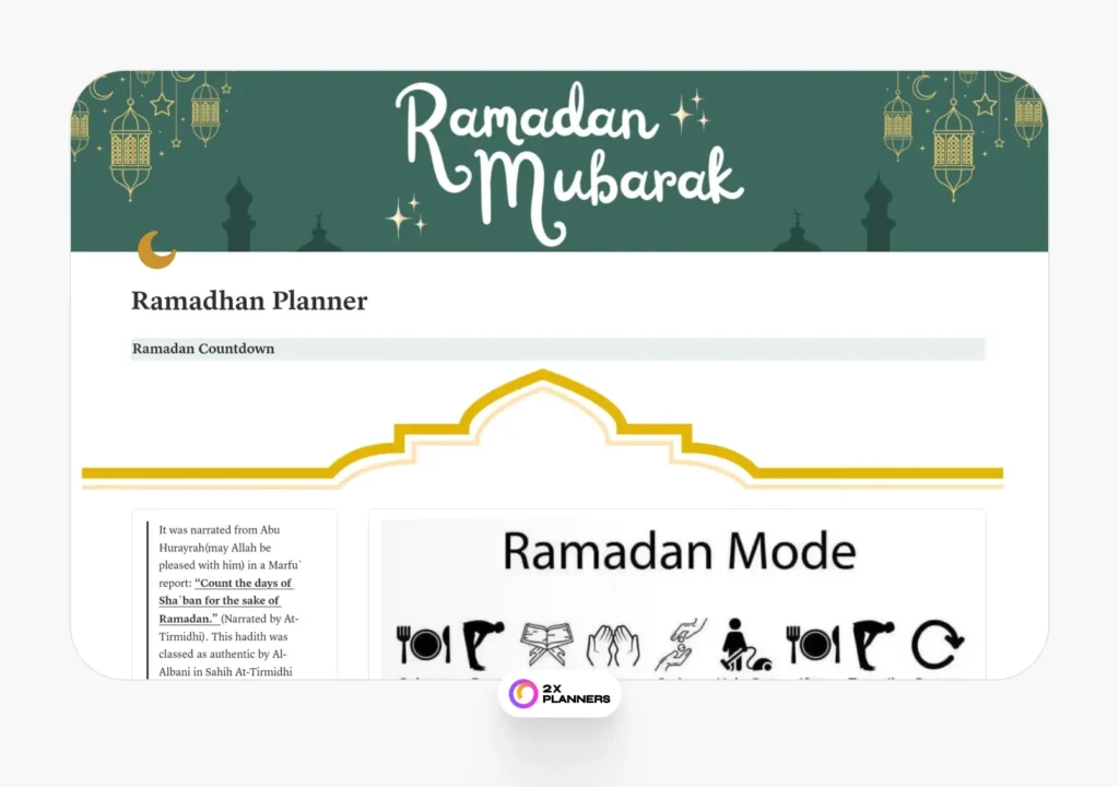 Ramadan Planner & Tracker