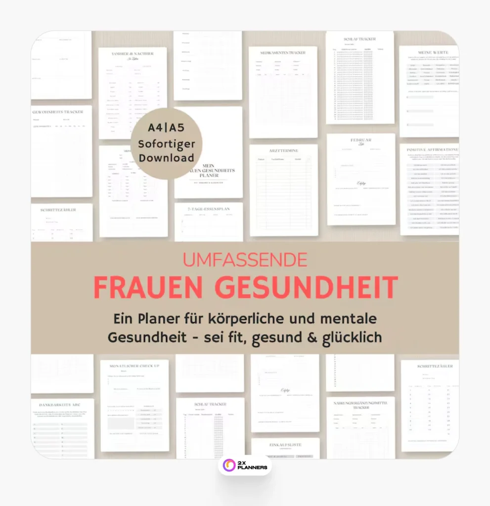 Health Diary | Self-Care Planner