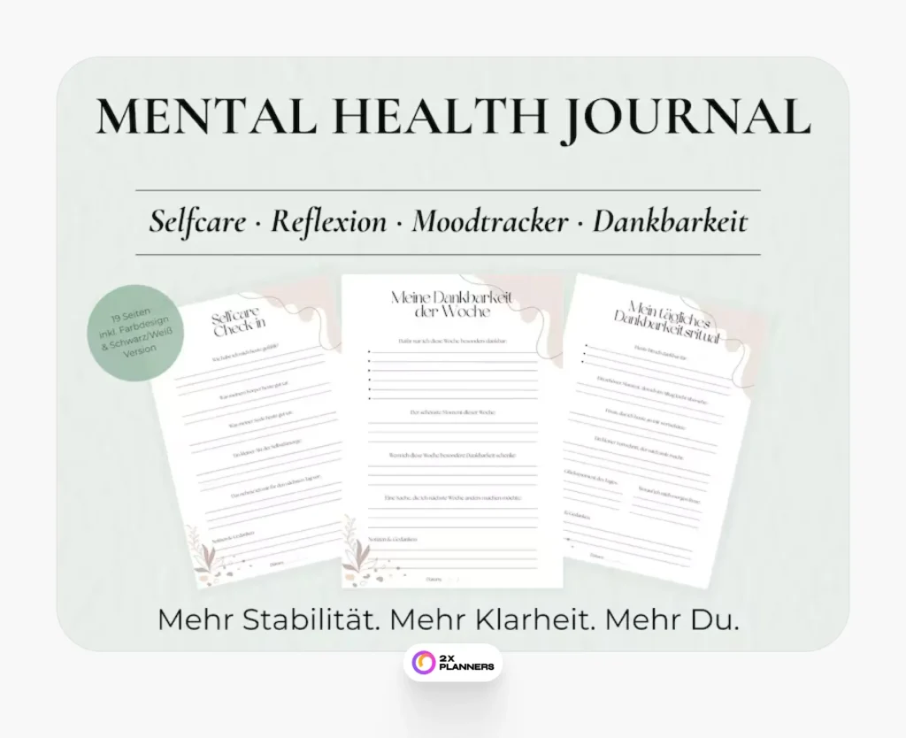 self-care planner for stress reduction